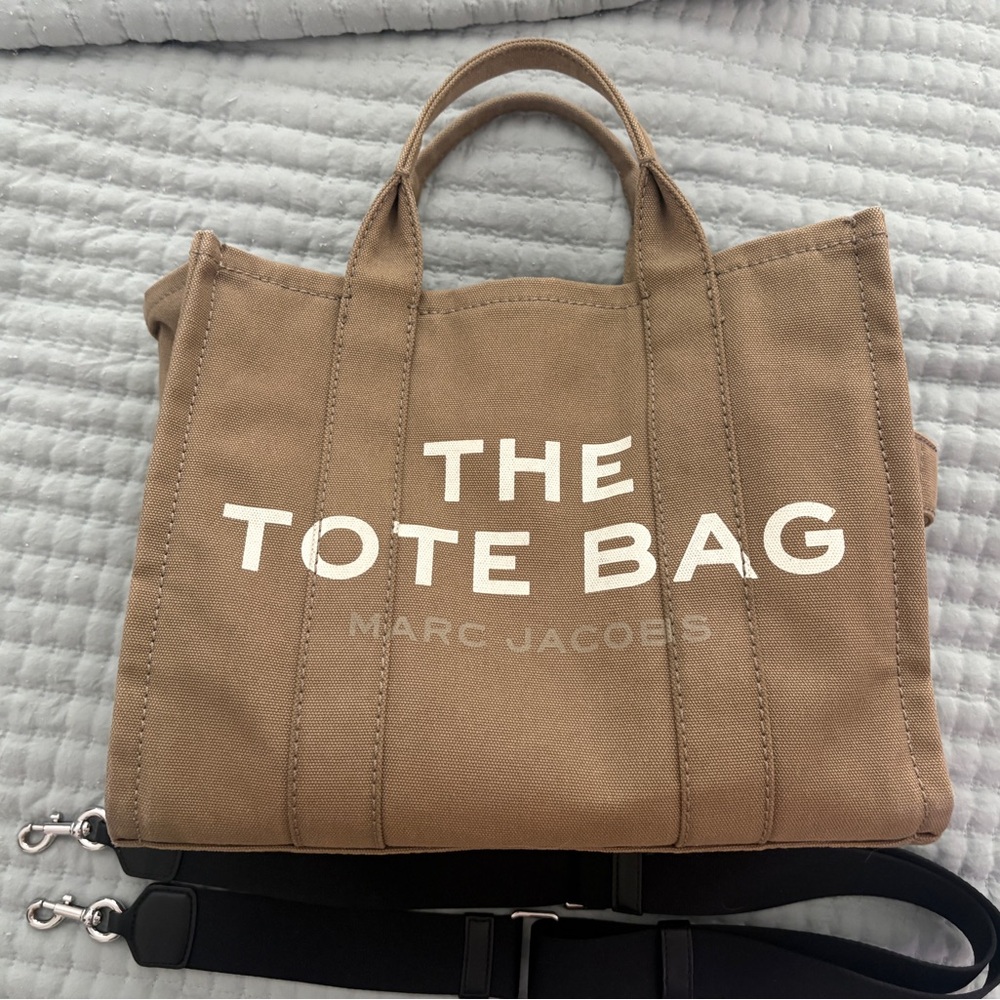 Marc Jacobs Brown Canvas Tote Bag
